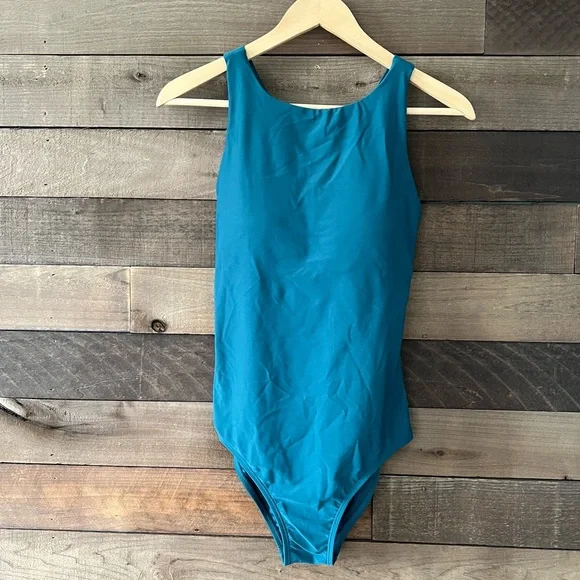 Eddie Bauer Women's One Piece High Neck Swimsuit Bathing Suit in Green - Picture 3 of 8